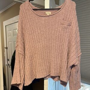 POL Women's Pink Sweater